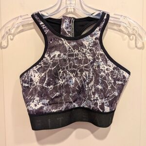 Fitwear Marble Print Sports Bra Medium